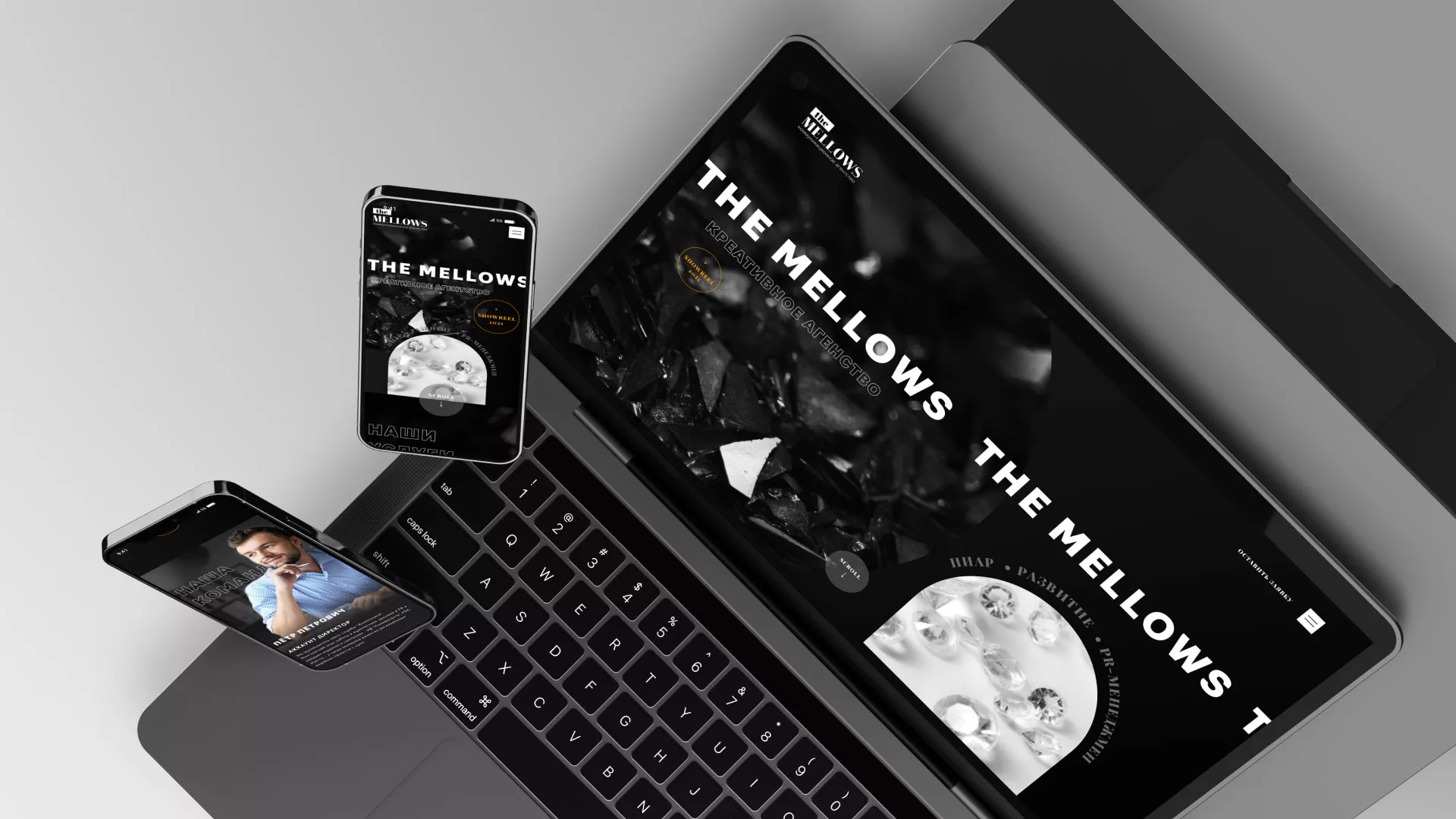 Разработка сайта креативного агентства «The Mellows» в Нижневартовске